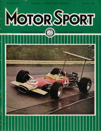 MOTOR SPORT 1968 SEPT - RELIANT SCIMITAR GT & BMW 2002 TESTED, OULTON*